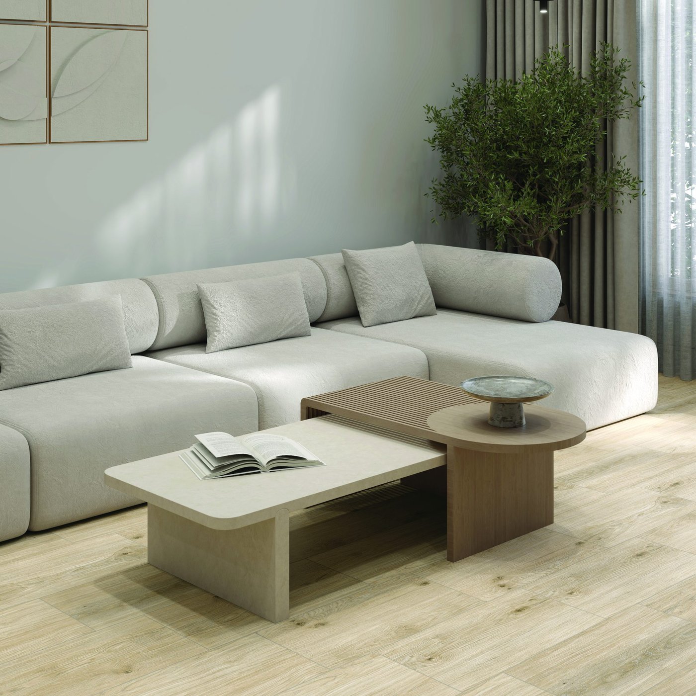 Tavola Crema 30×60 cm — közeli nézet