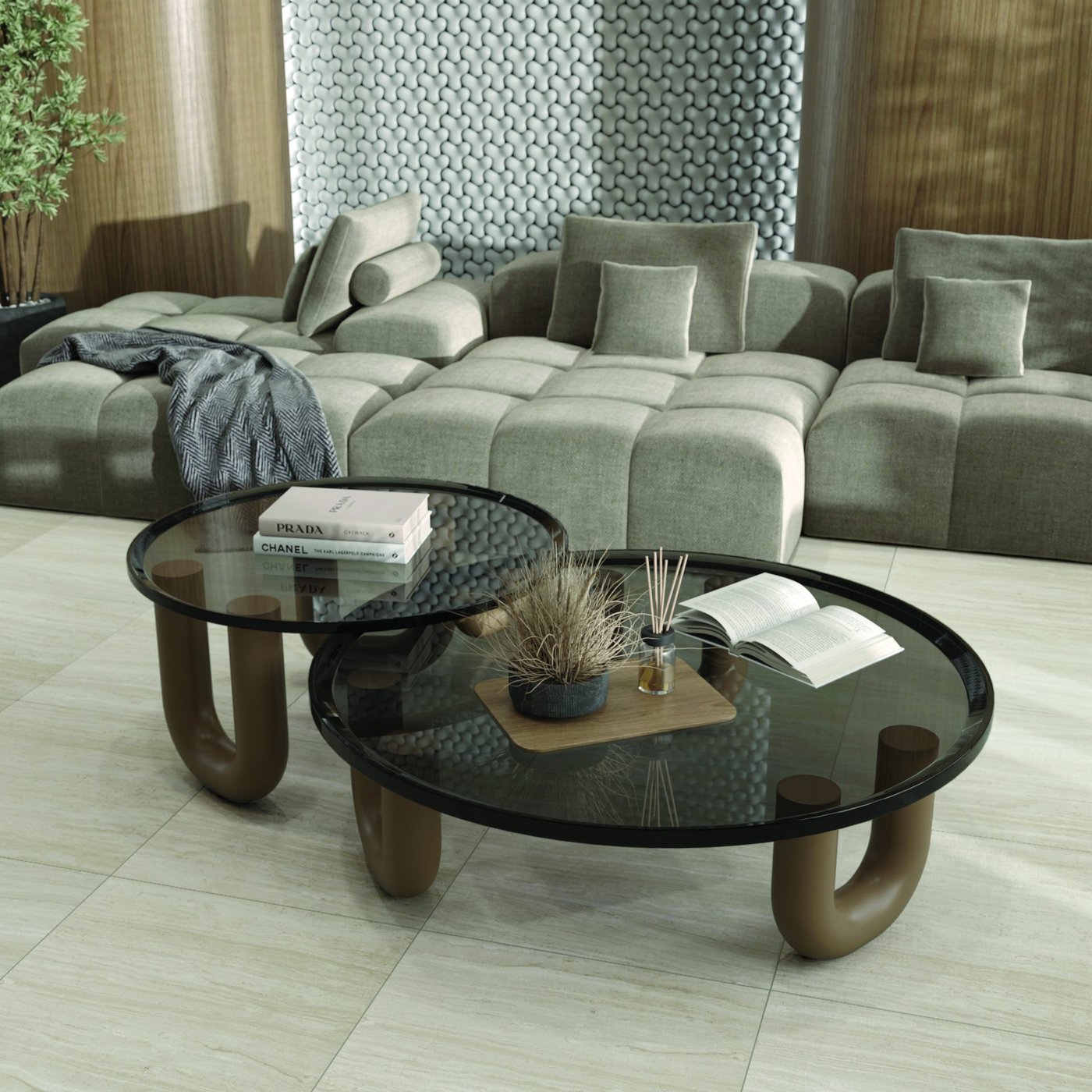 Travertino Beige 30×60 cm — közeli nézet