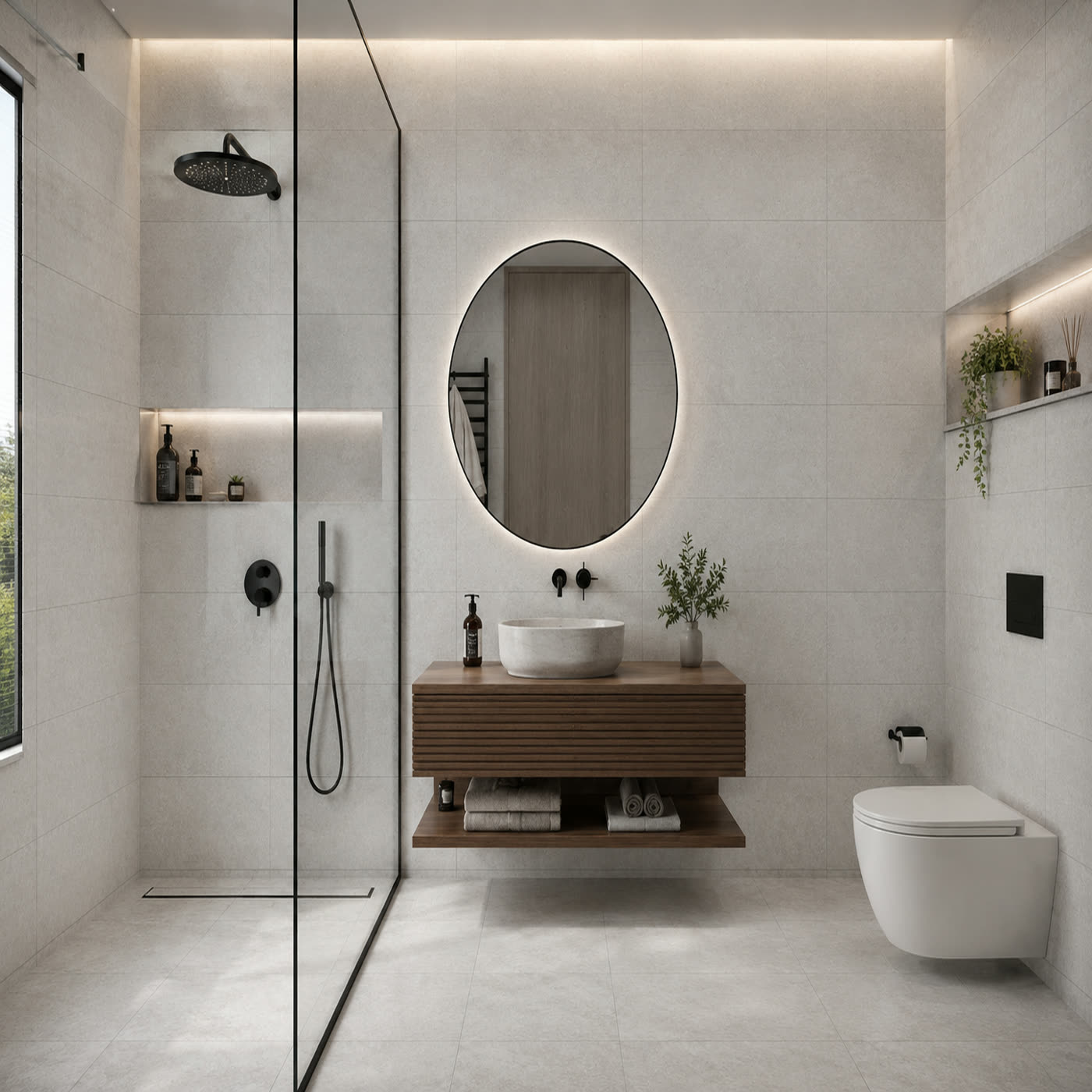Futura Base Light Grey 30×80 cm