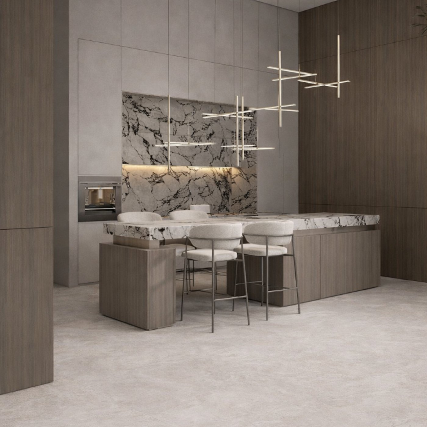 Soft Slate Silver Sugar 60×60 cm