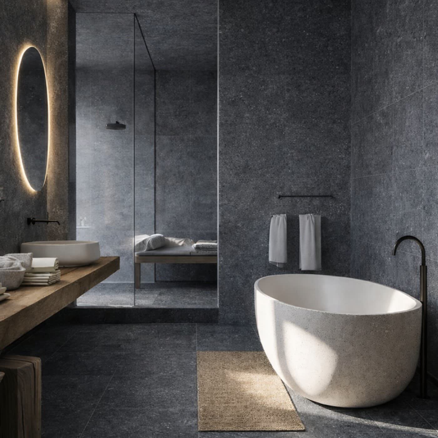 Coral Grigio Scuro 60×60 cm