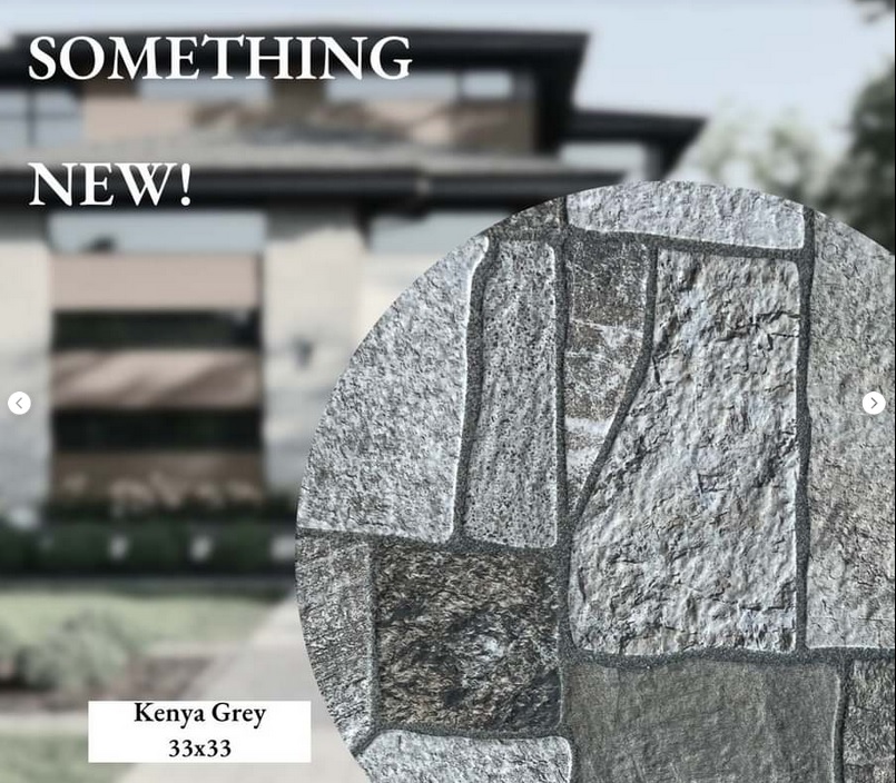 Kenya Grey 33×33 cm