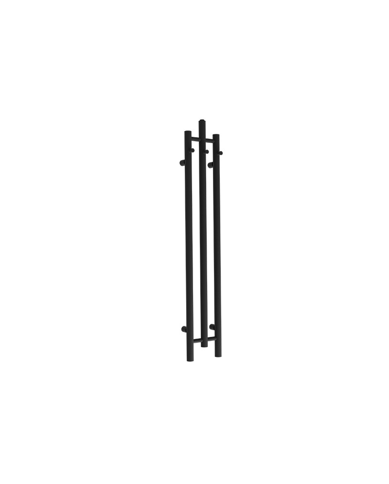 Lavita Calentador QR 2 Black 205x1200 Round 300W elektromos fürdőszobai radiátor – fekete