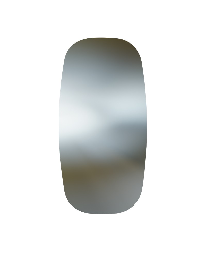 Lavita Nereida 90x45 LED világítású tükör – fekete