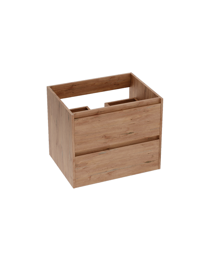 Lavita Tulsa Wood 600 Colour falra szerelt fürdőszobaszekrény – mogyoróbarna