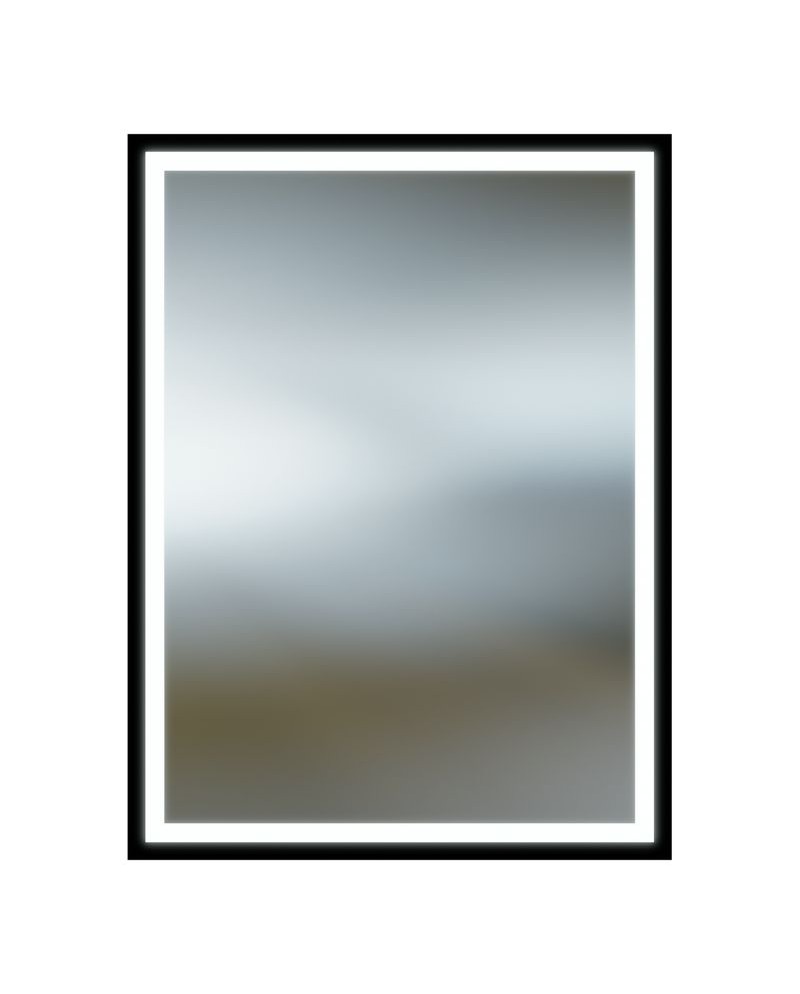 Lavita Hebe 60x80 tükör – fekete