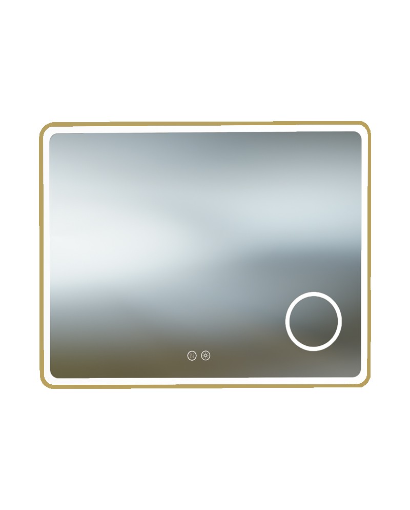 Lavita Glam Brushed Gold 80x60 tükör – csiszolt arany