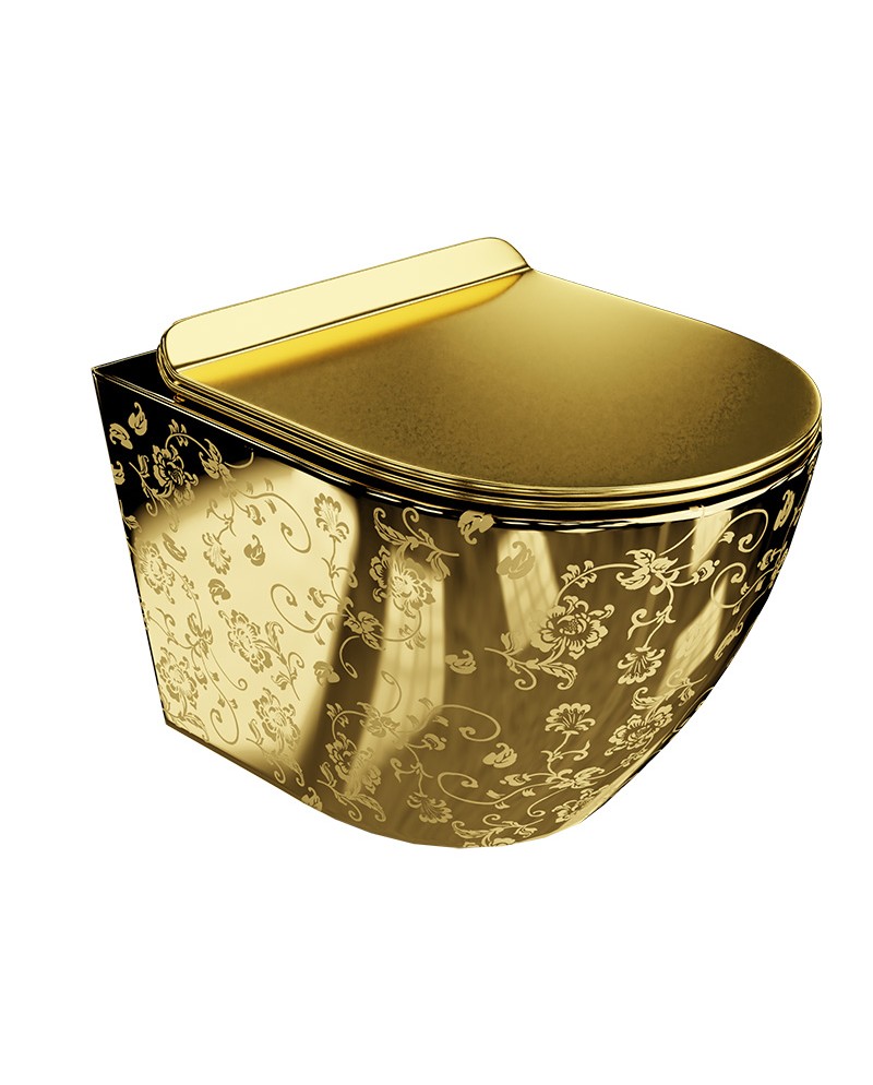 Lavita Sofi Slim Golden Eye falra szerelhető WC csésze