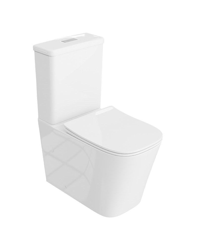 Lavita Tryton álló kompakt WC – fehér